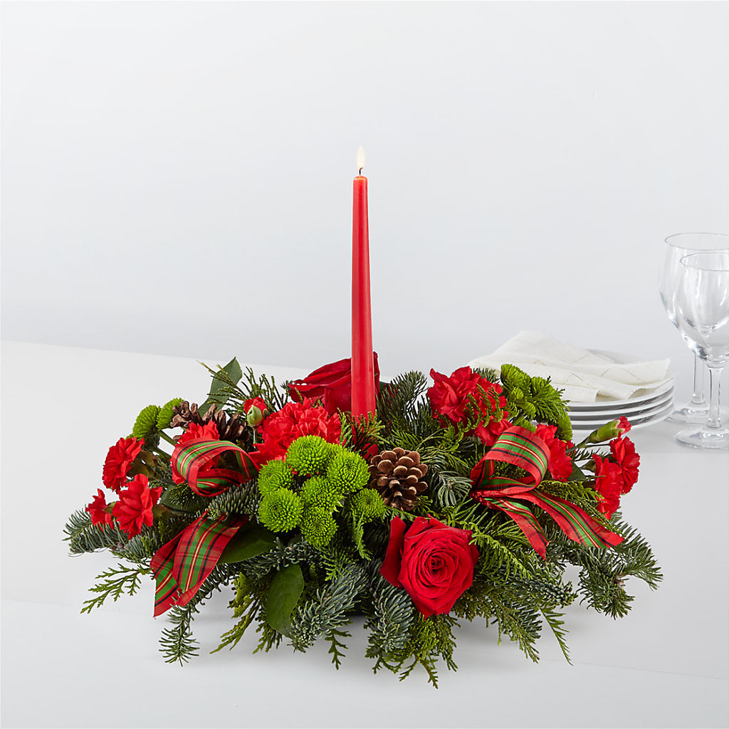By the Candlelight Centerpiece – South-east Flowers, Los Angeles CA