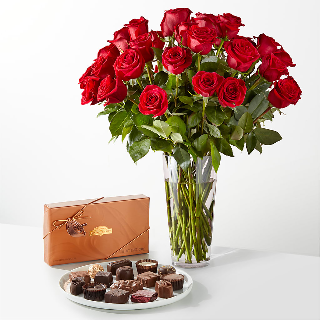 Romantic Long Stem Red Rose Bouquet Bundles – South-east Flowers, Los Angeles CA