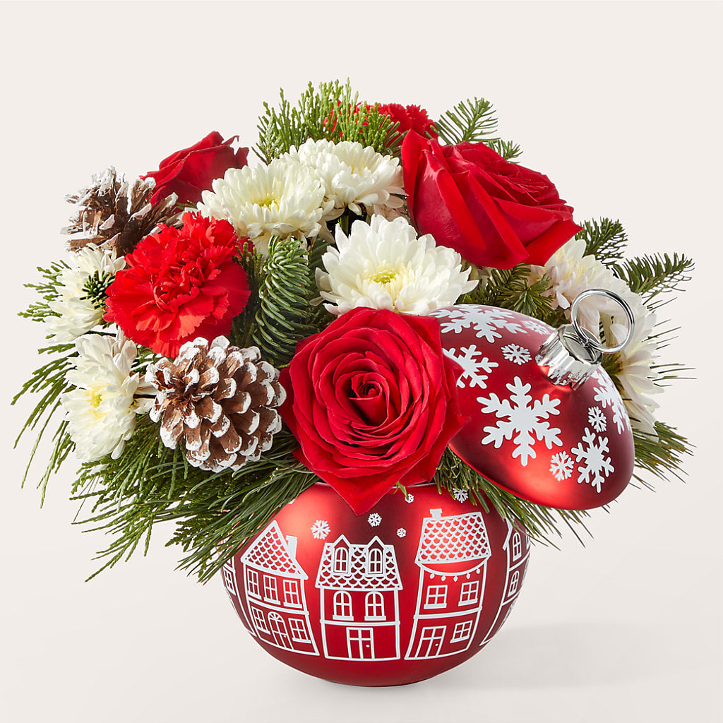Christmas Village Ornament – South-east Flowers, Los Angeles CA
