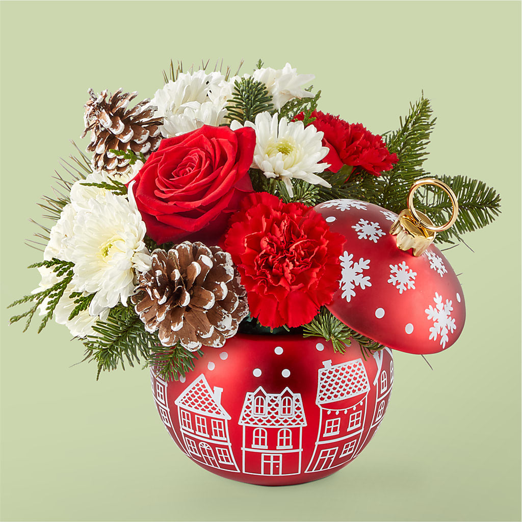 Christmas Village Ornament – South-east Flowers, Los Angeles CA