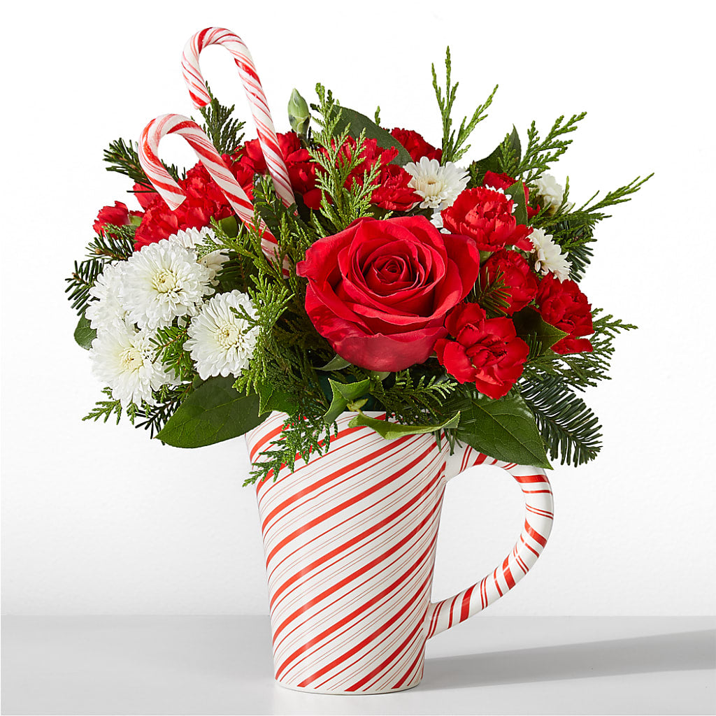 Peppermint Swirl Mug – South-east Flowers, Los Angeles CA