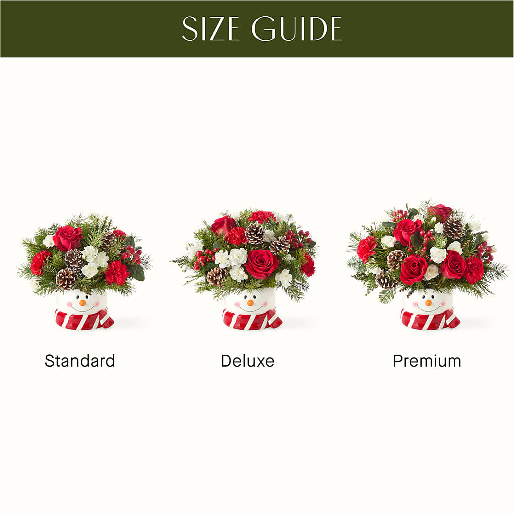 Jolly Snowman Bouquet – South-east Flowers, Los Angeles CA