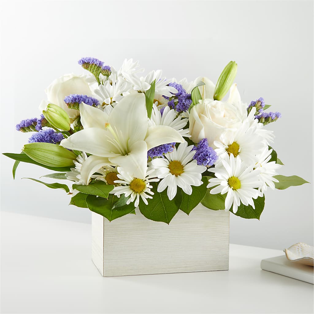 Beyond Blue Box Bouquet – South-east Flowers, Los Angeles CA