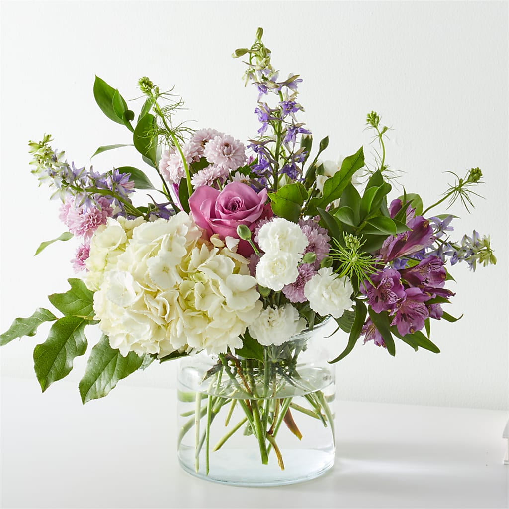 Violet Caress Bouquet – South-east Flowers, Los Angeles CA