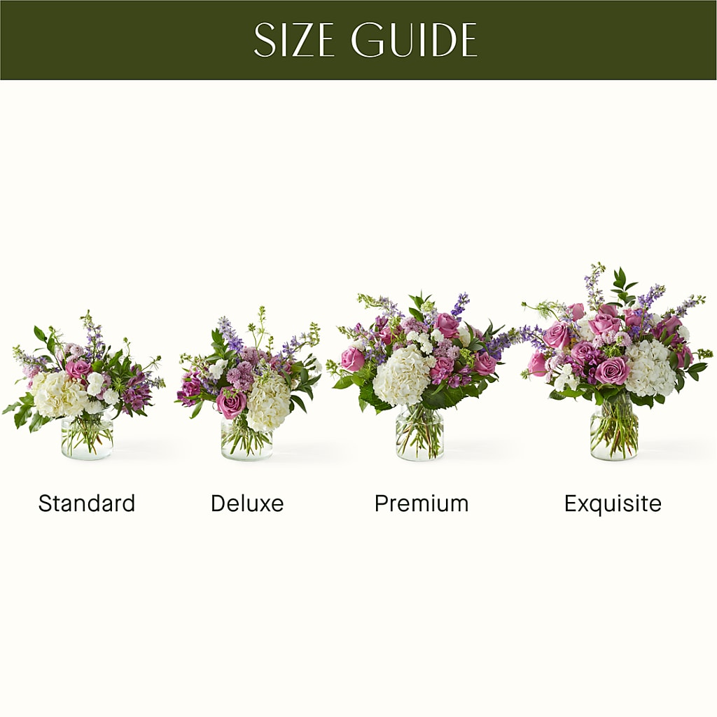 Violet Caress Bouquet – South-east Flowers, Los Angeles CA