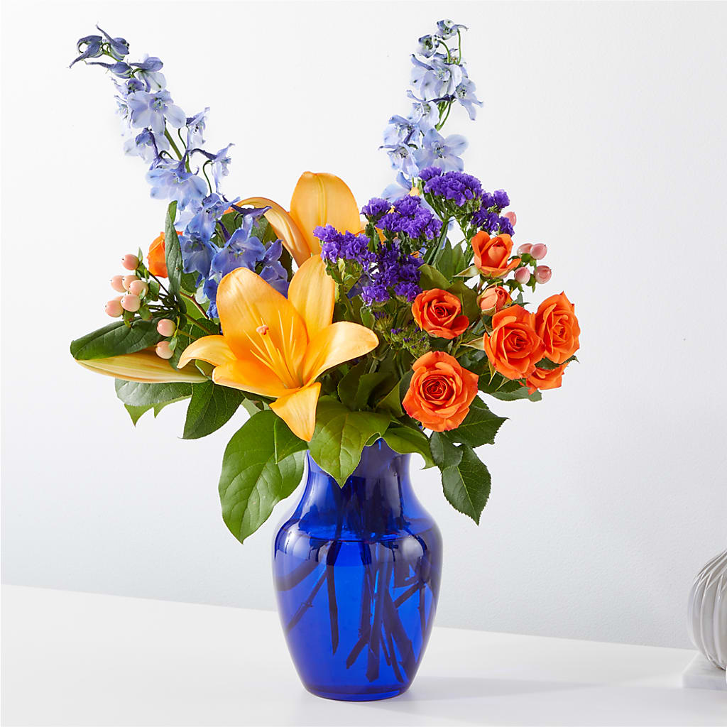 Radiant Citrus Bouquet – South-east Flowers, Los Angeles CA