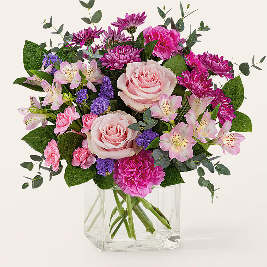 Rosy Radiance Bouquet – South-east Flowers, Los Angeles CA