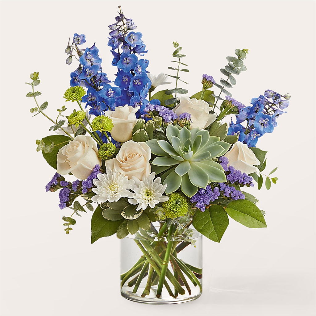 Cerulean Waves Bouquet – South-east Flowers, Los Angeles CA