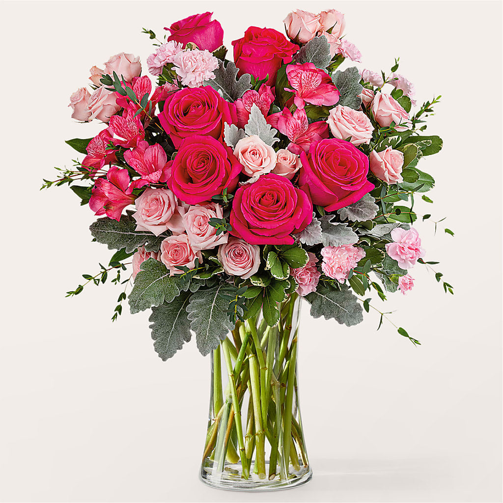 Tickled Pink Bouquet – South-east Flowers, Los Angeles CA