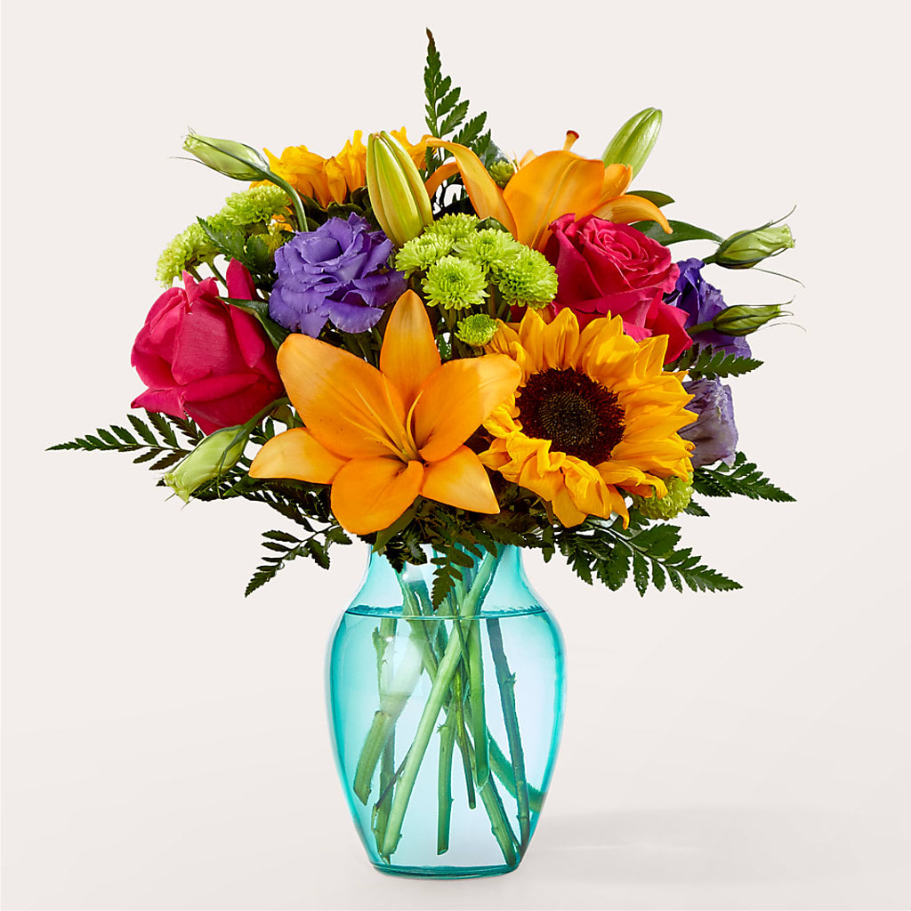 Double Rainbow Bouquet – South-east Flowers, Los Angeles CA