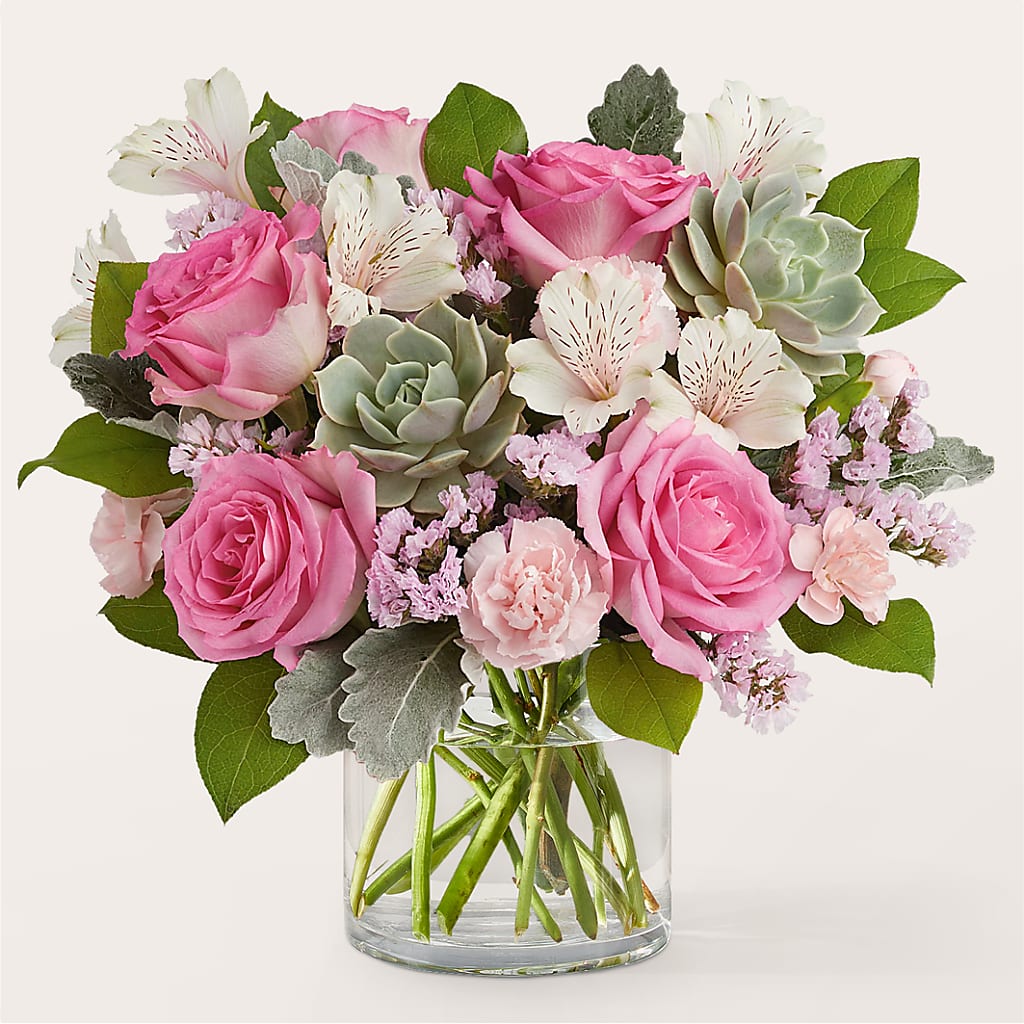 Dusty Rose Bouquet – South-east Flowers, Los Angeles CA