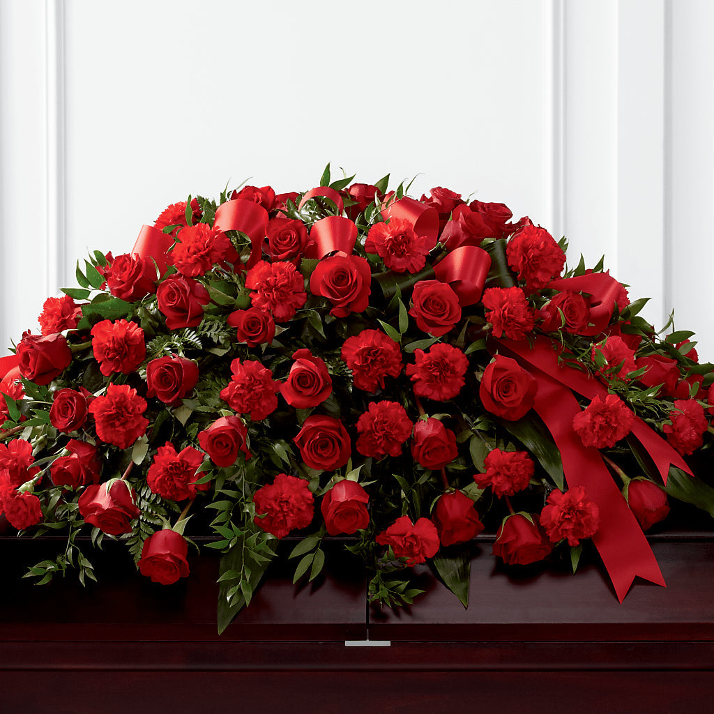 Tribute of Life Casket Spray – South-east Flowers, Los Angeles CA