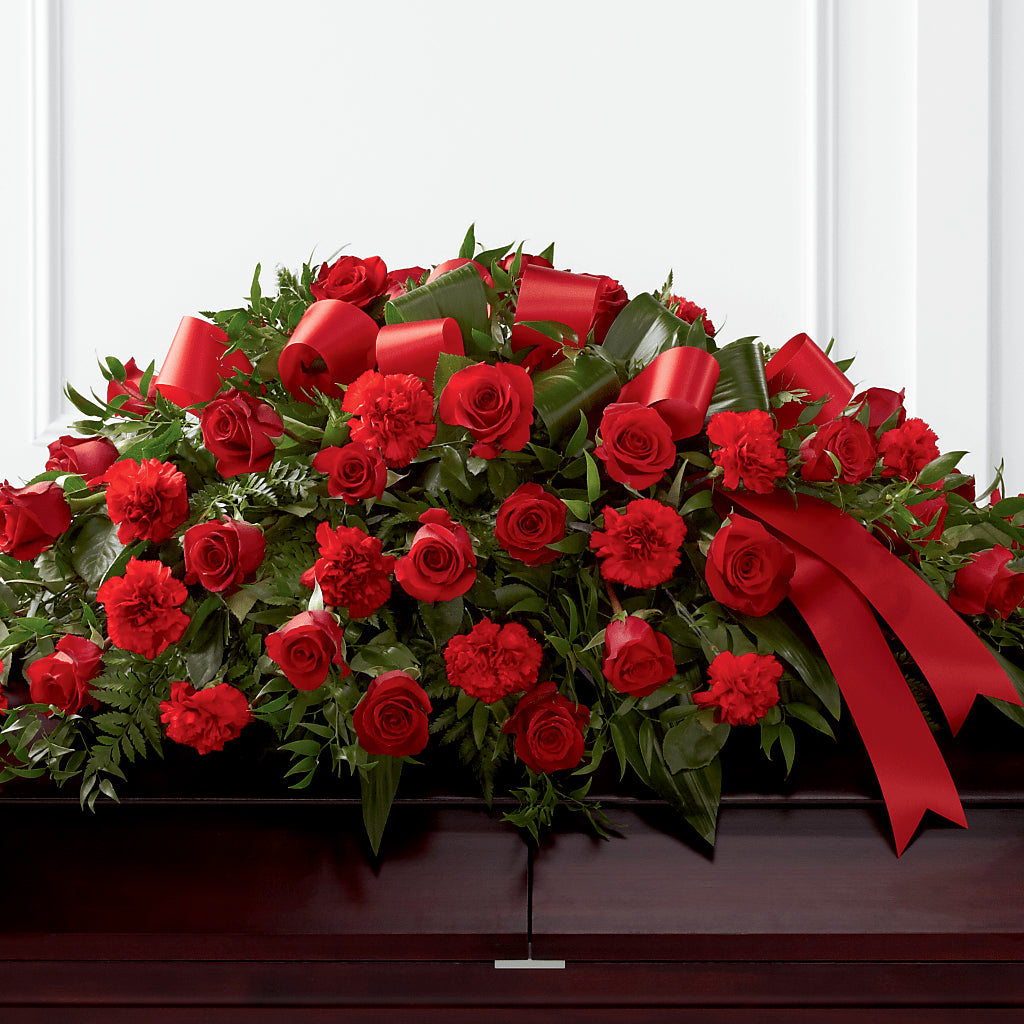 Tribute of Life Casket Spray – South-east Flowers, Los Angeles CA
