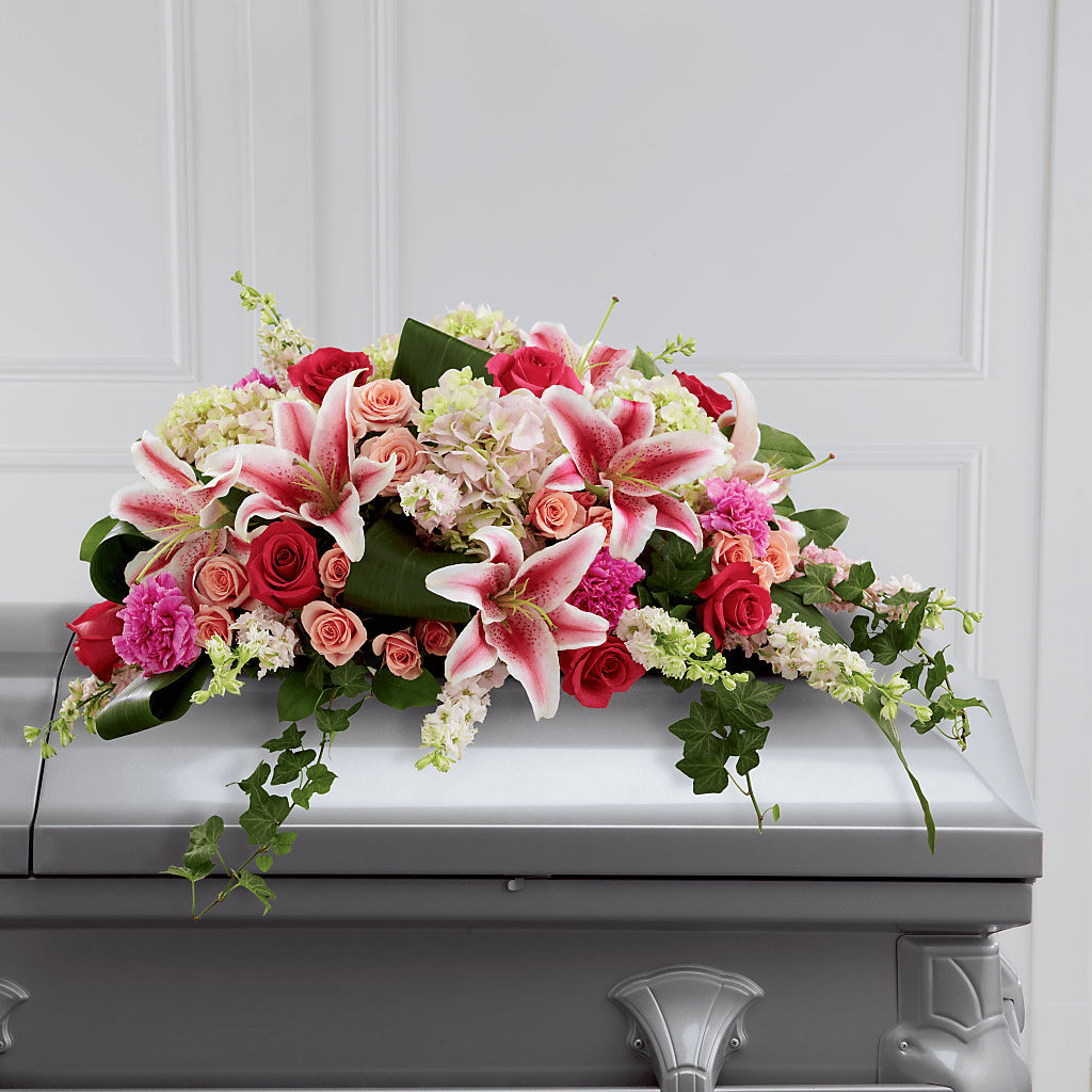 Splendid Grace Casket Spray – South-east Flowers, Los Angeles CA
