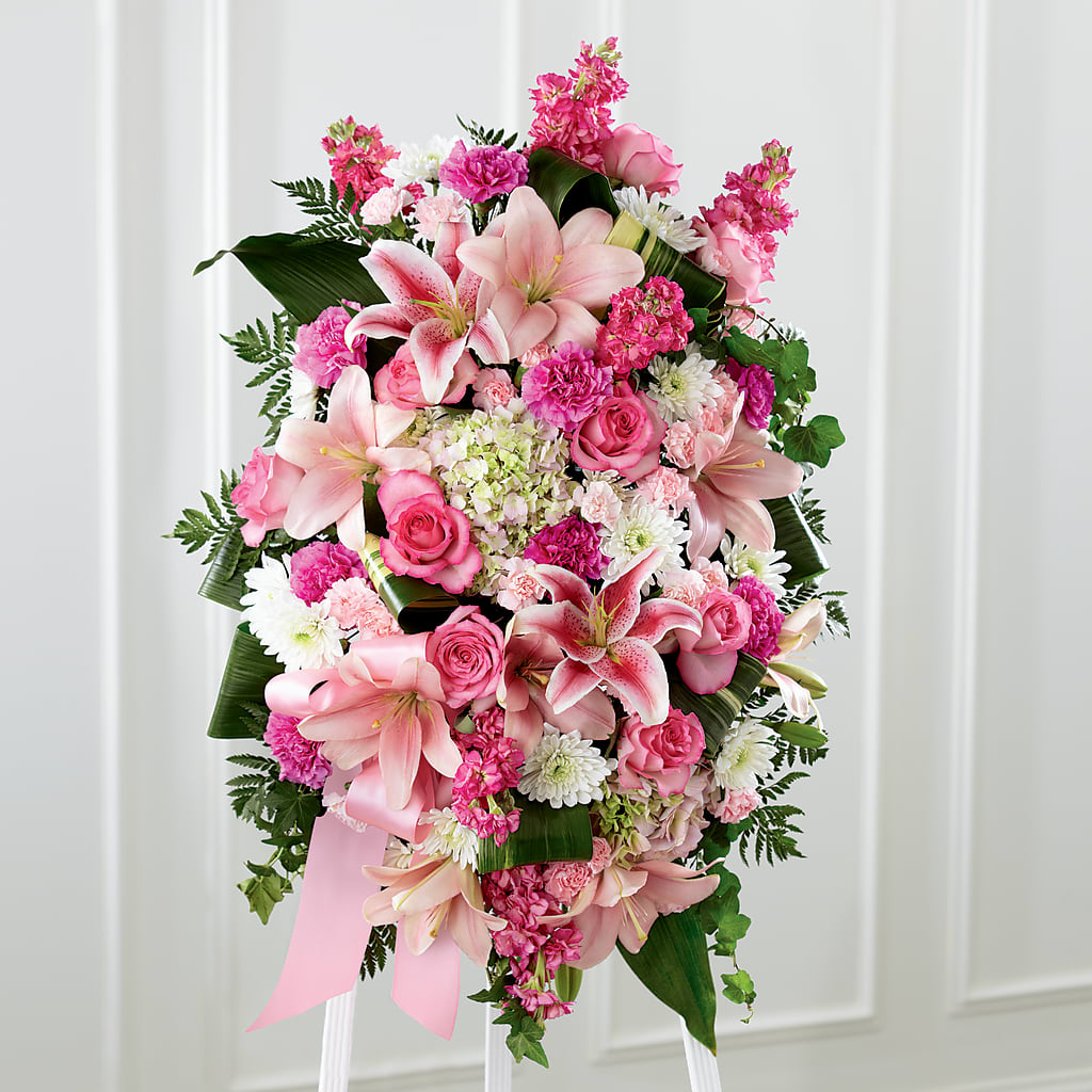 Comforting Standing Spray – South-east Flowers, Los Angeles CA