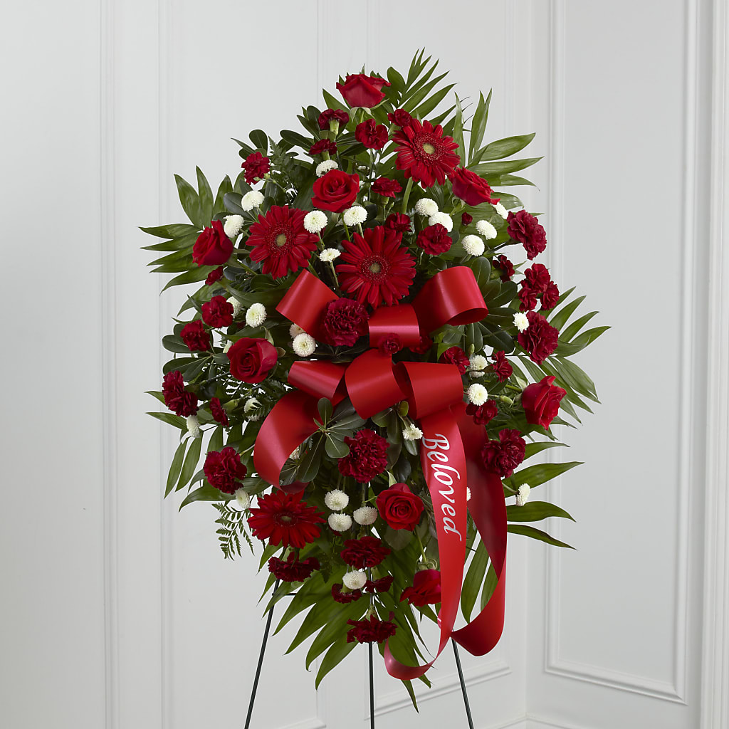 Treasured Memories Standing Spray – South-east Flowers, Los Angeles CA