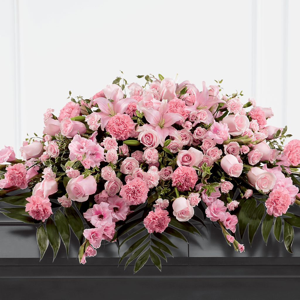 Garden of Comfort Casket Spray (Standard) – South-east Flowers, Los Angeles CA