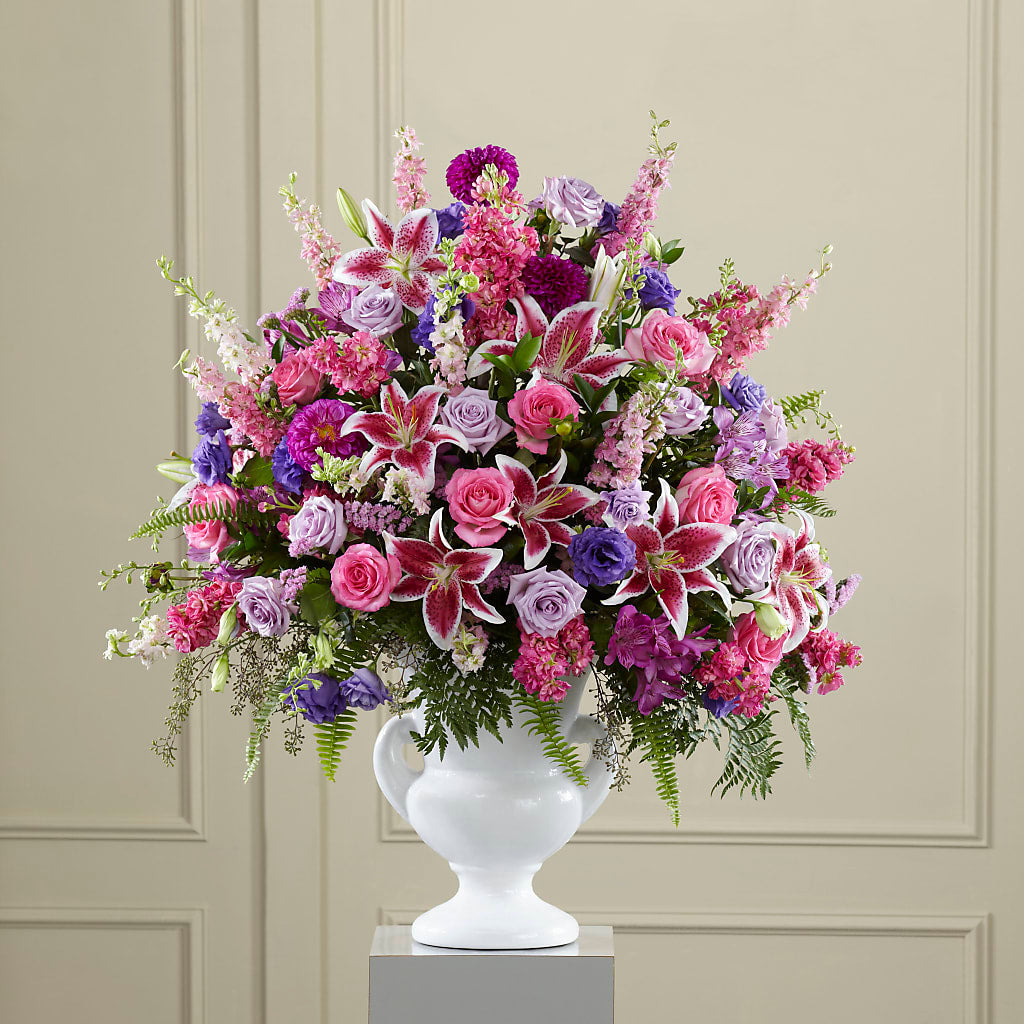 Peaceful Tribute Arrangement – South-east Flowers, Los Angeles CA