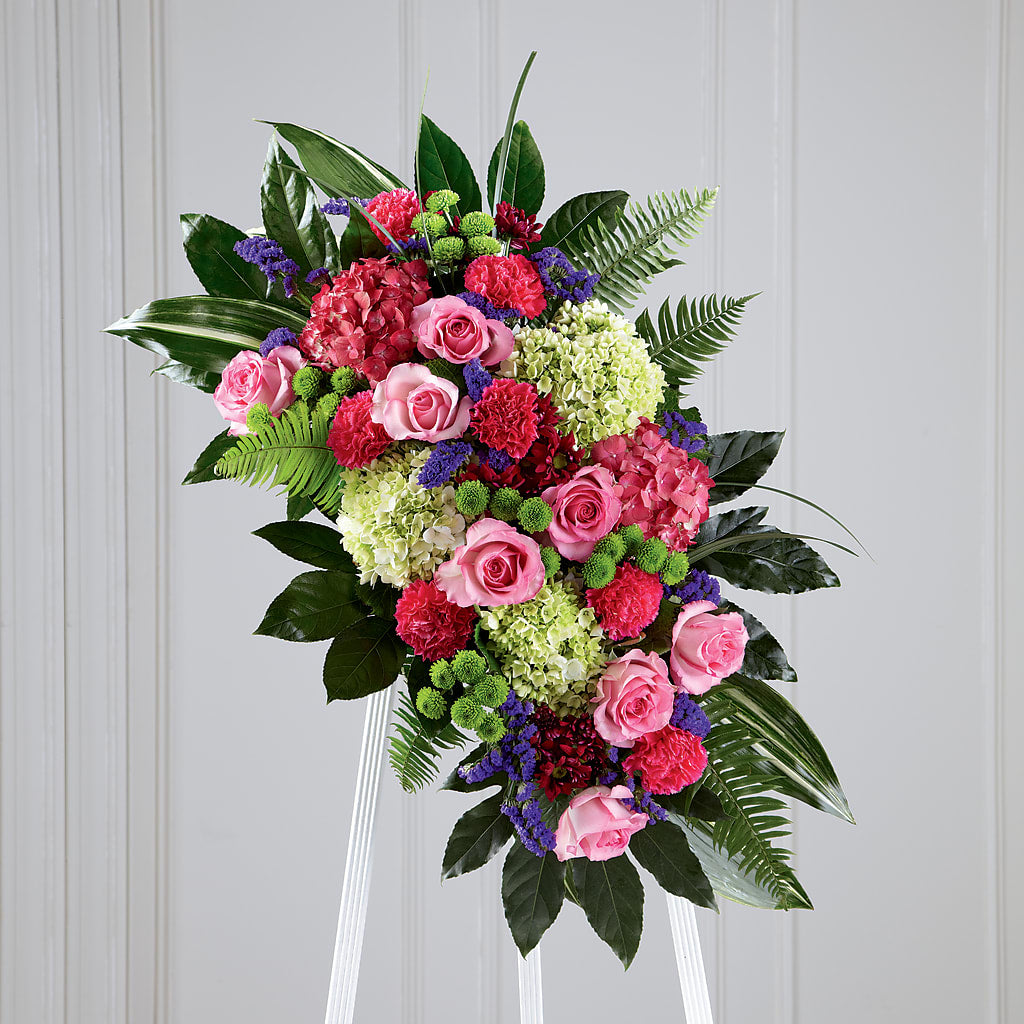 Refreshing Mix Standing Spray – South-east Flowers, Los Angeles CA