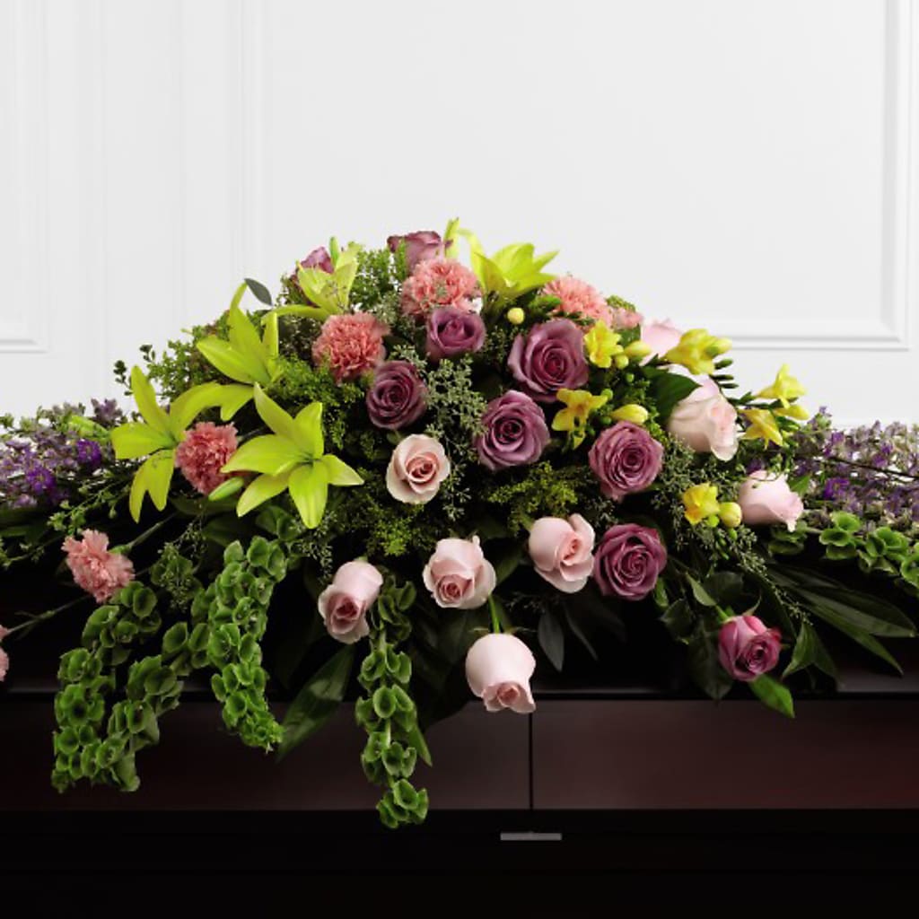 Forever Beloved Casket Spray – South-east Flowers, Los Angeles CA