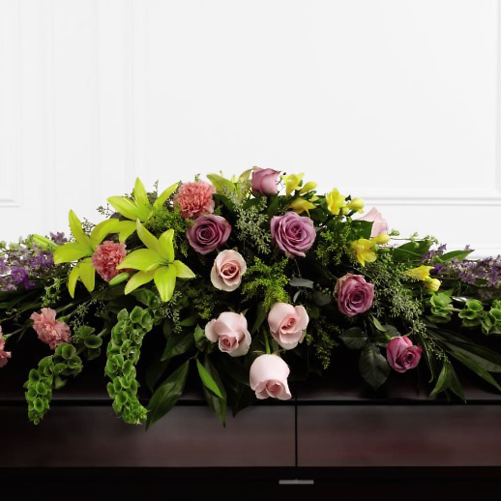 Forever Beloved Casket Spray – South-east Flowers, Los Angeles CA