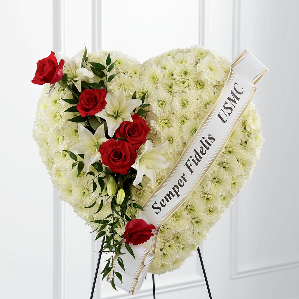Heartfelt Hero Standing Heart – South-east Flowers, Los Angeles CA