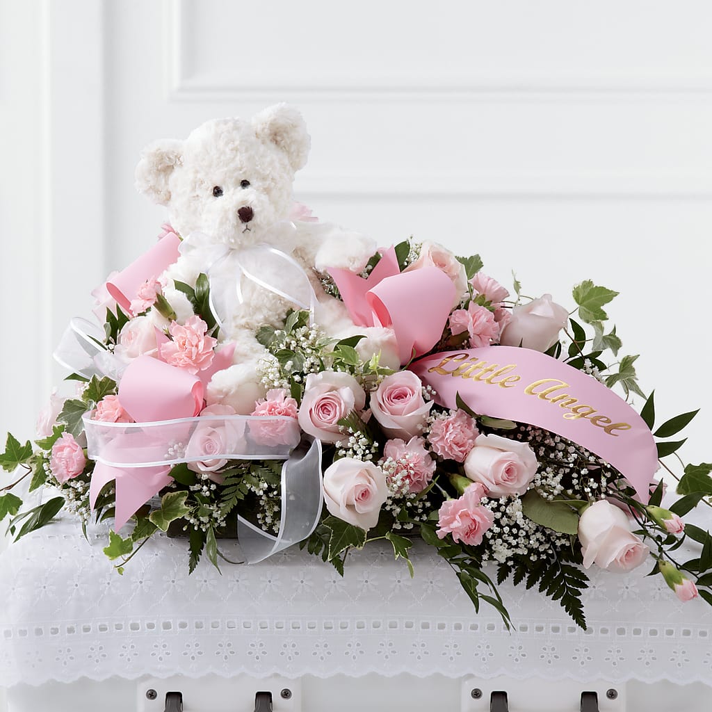 Touch of Sympathy Casket Spray – South-east Flowers, Los Angeles CA