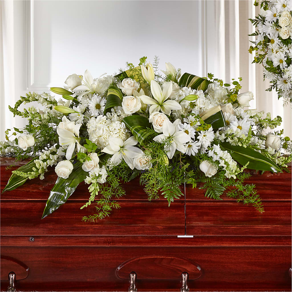 Abundance Casket Spray – South-east Flowers, Los Angeles CA