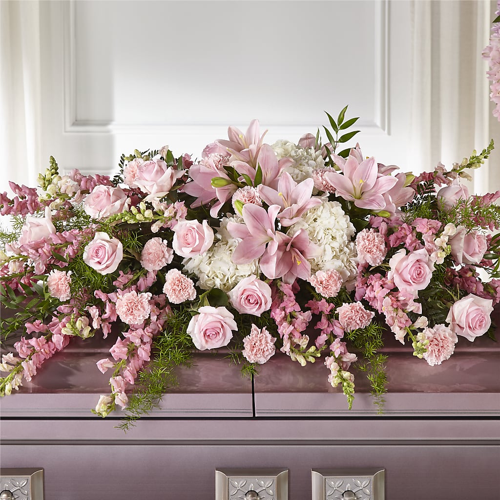 Life & Remembrance Casket Spray – South-east Flowers, Los Angeles CA
