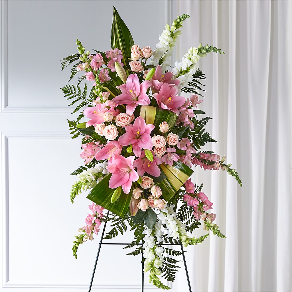Elegant Embrace Standing Spray – South-east Flowers, Los Angeles CA