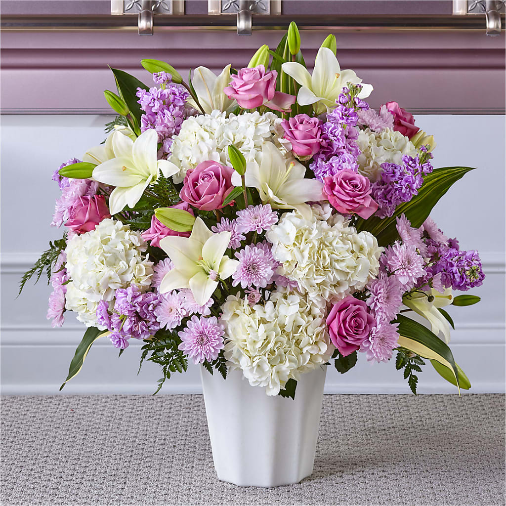 Heaven Sent Floor Basket – South-east Flowers, Los Angeles CA