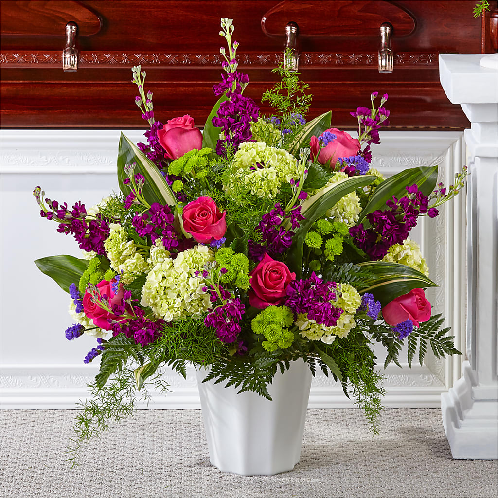Beautiful Horizons Floor Basket – South-east Flowers, Los Angeles CA