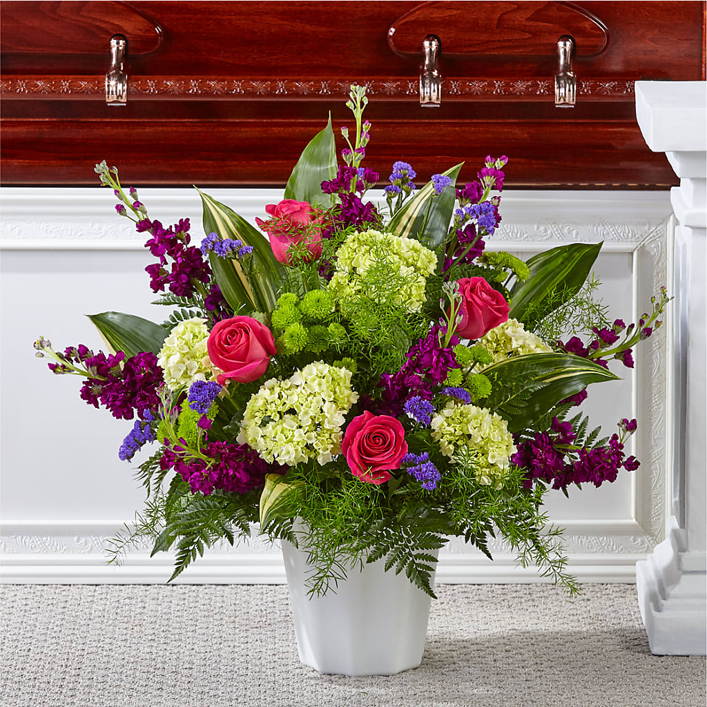 Beautiful Horizons Floor Basket – South-east Flowers, Los Angeles CA