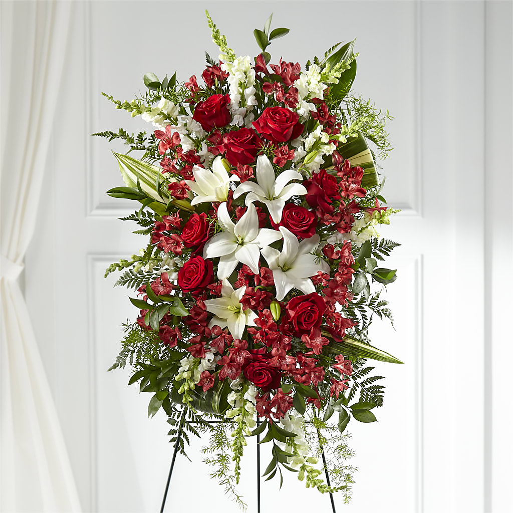 Everlasting Memory Standing Spray – South-east Flowers, Los Angeles CA