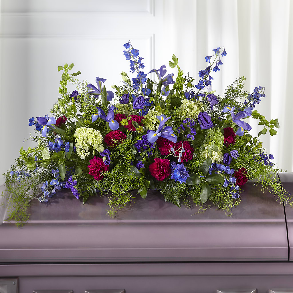Always Treasured Casket Spray – South-east Flowers, Los Angeles CA
