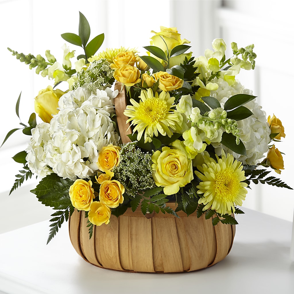 Rustic Remembrance Basket – South-east Flowers, Los Angeles CA