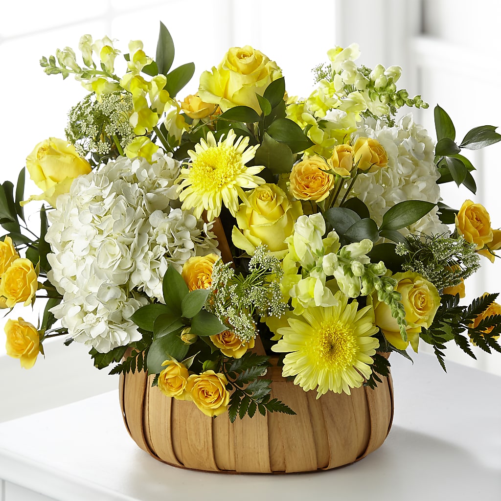 Rustic Remembrance Basket – South-east Flowers, Los Angeles CA
