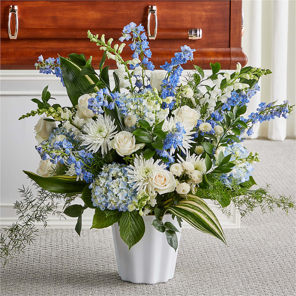 Everlasting Memories Floor Basket – South-east Flowers, Los Angeles CA