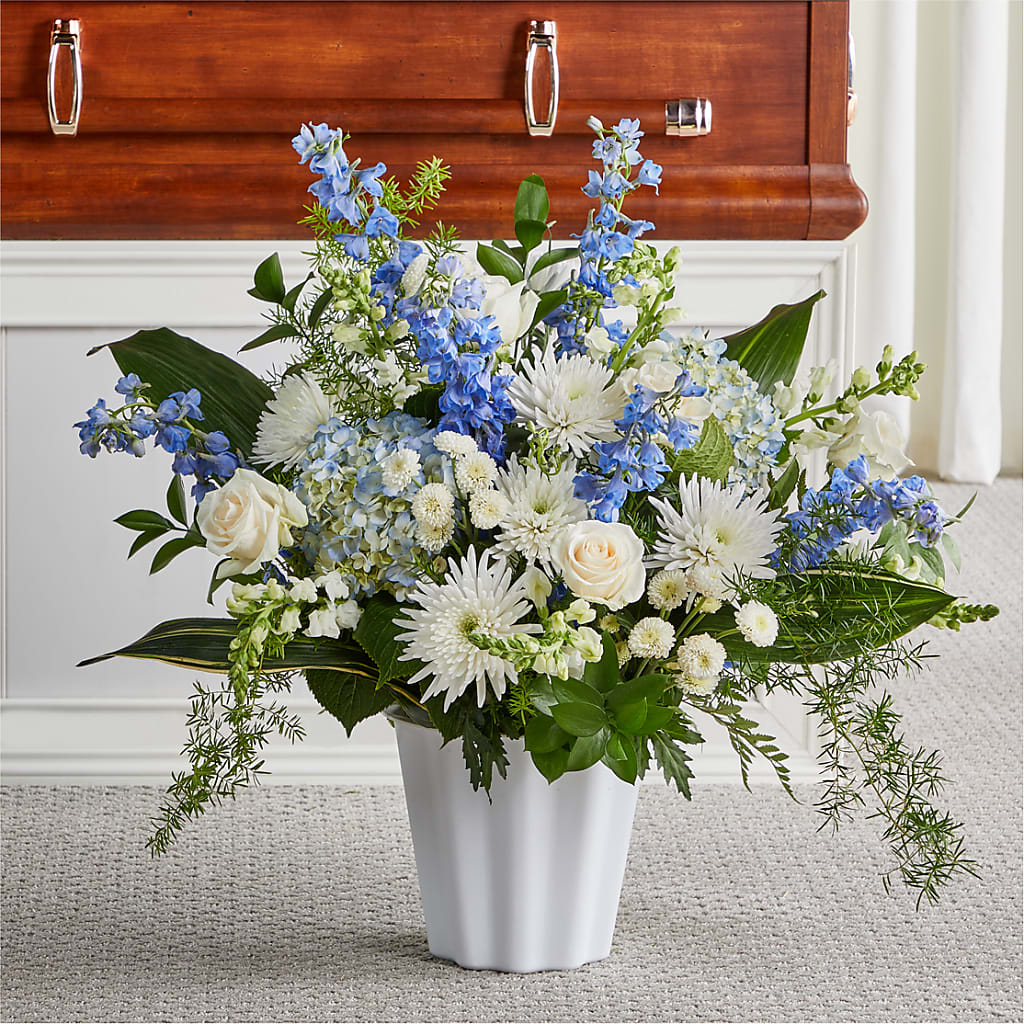 Everlasting Memories Floor Basket – South-east Flowers, Los Angeles CA
