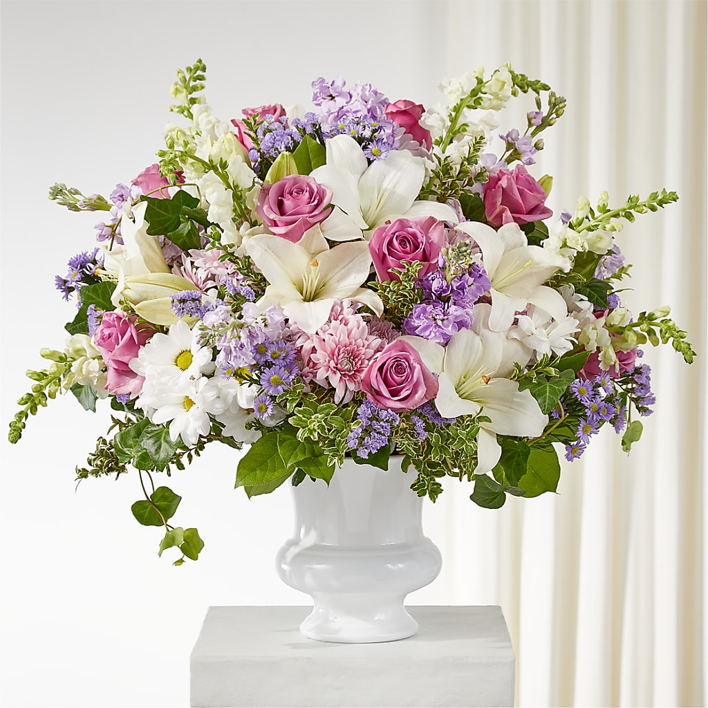 Remarkable Life Urn Arrangement – South-east Flowers, Los Angeles CA
