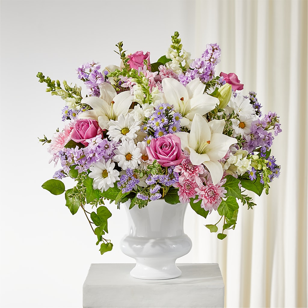Remarkable Life Urn Arrangement – South-east Flowers, Los Angeles CA