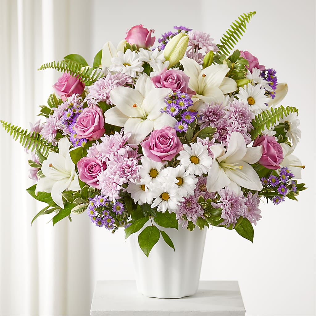 Warmest Thoughts Tabletop Basket – South-east Flowers, Los Angeles CA