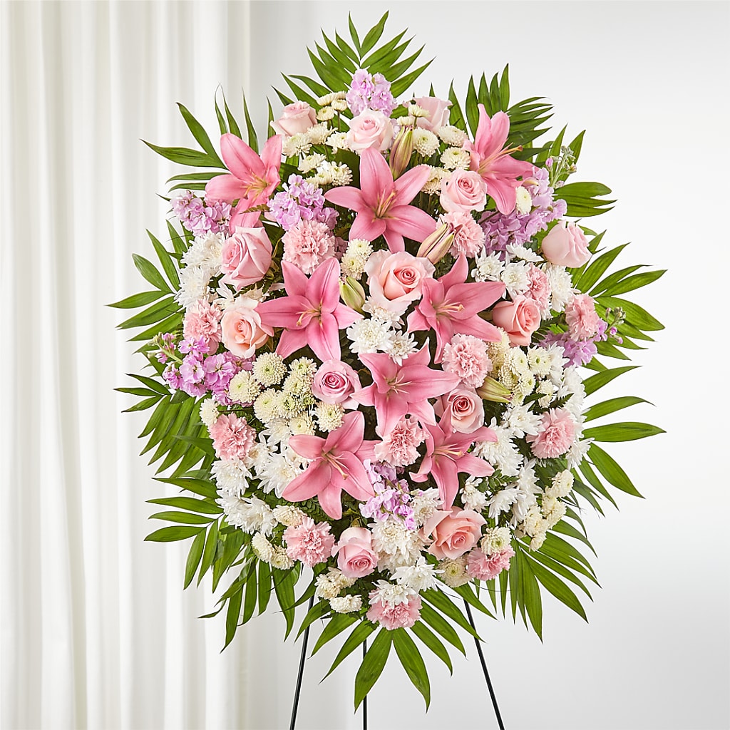 Offering Solace Standing Spray – South-east Flowers, Los Angeles CA