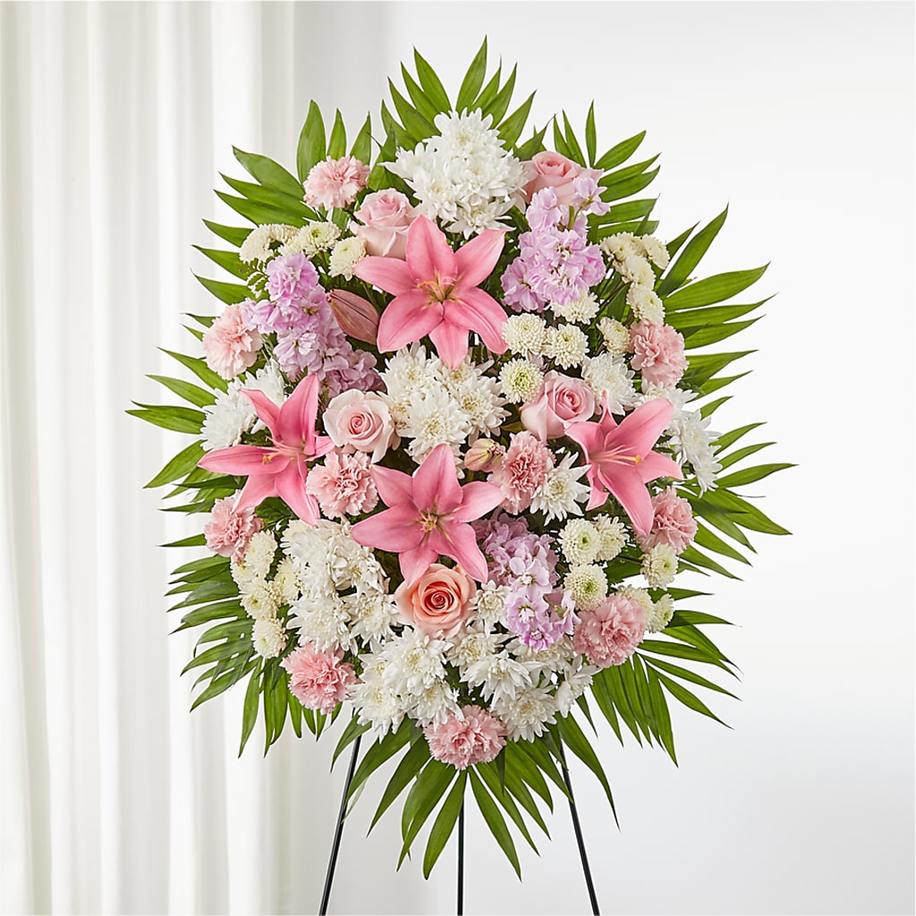 Offering Solace Standing Spray – South-east Flowers, Los Angeles CA
