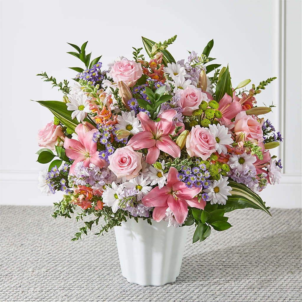 Abundant Compassion Floor Basket – South-east Flowers, Los Angeles CA