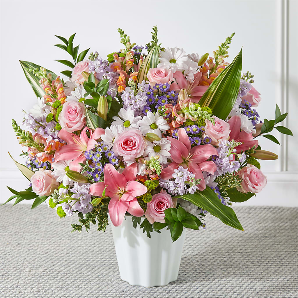 Abundant Compassion Floor Basket – South-east Flowers, Los Angeles CA