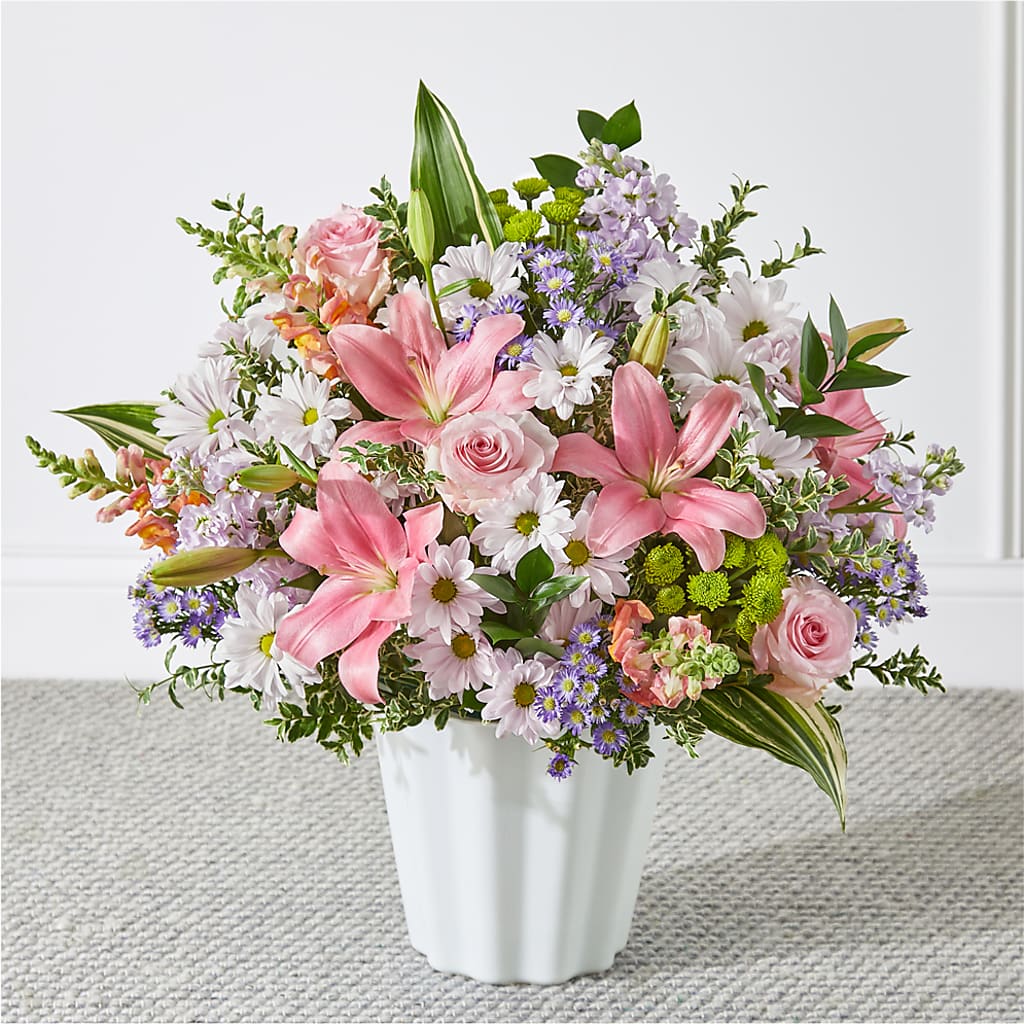 Abundant Compassion Floor Basket – South-east Flowers, Los Angeles CA