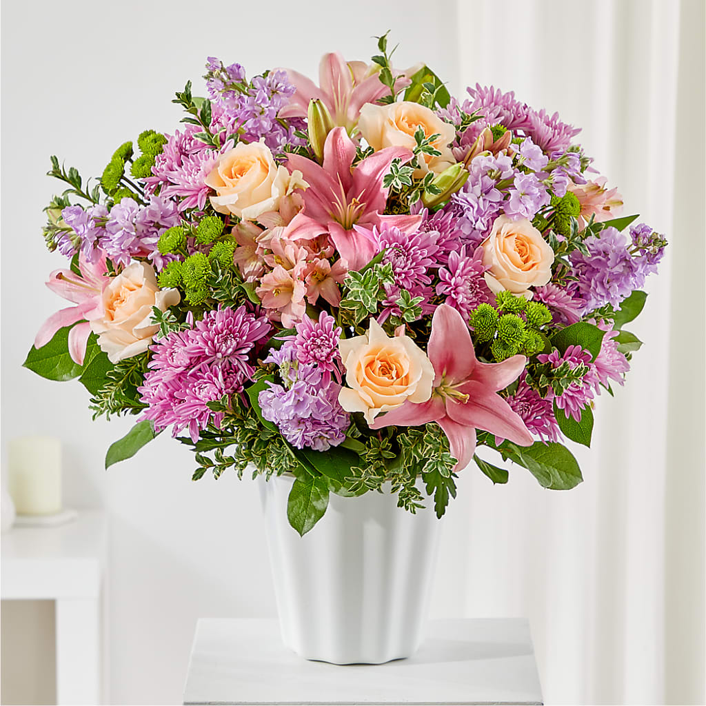 Supportive Embrace Tabletop Basket – South-east Flowers, Los Angeles CA