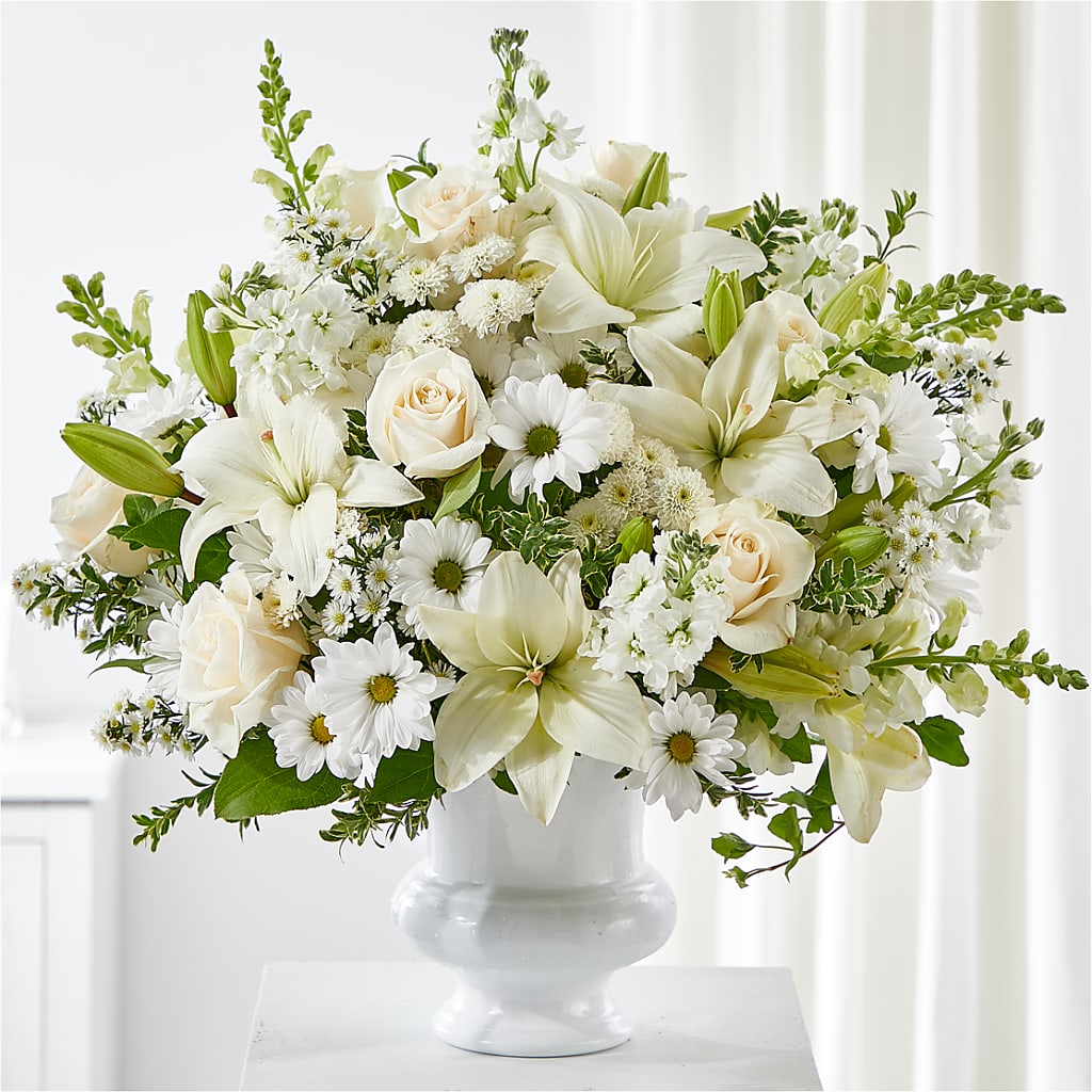Uplifting Urn Arrangement – South-east Flowers, Los Angeles CA