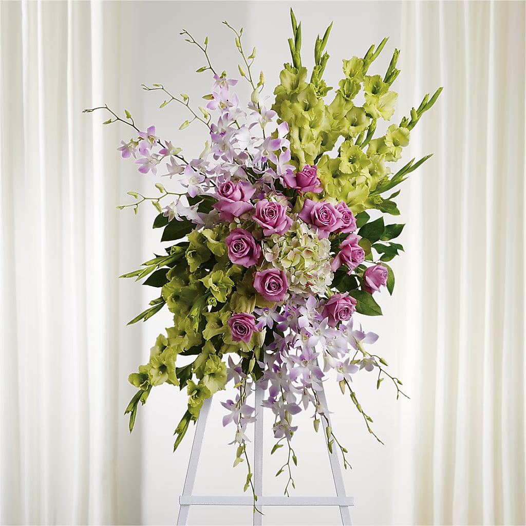 Lasting Legacy Standing Spray – South-east Flowers, Los Angeles CA